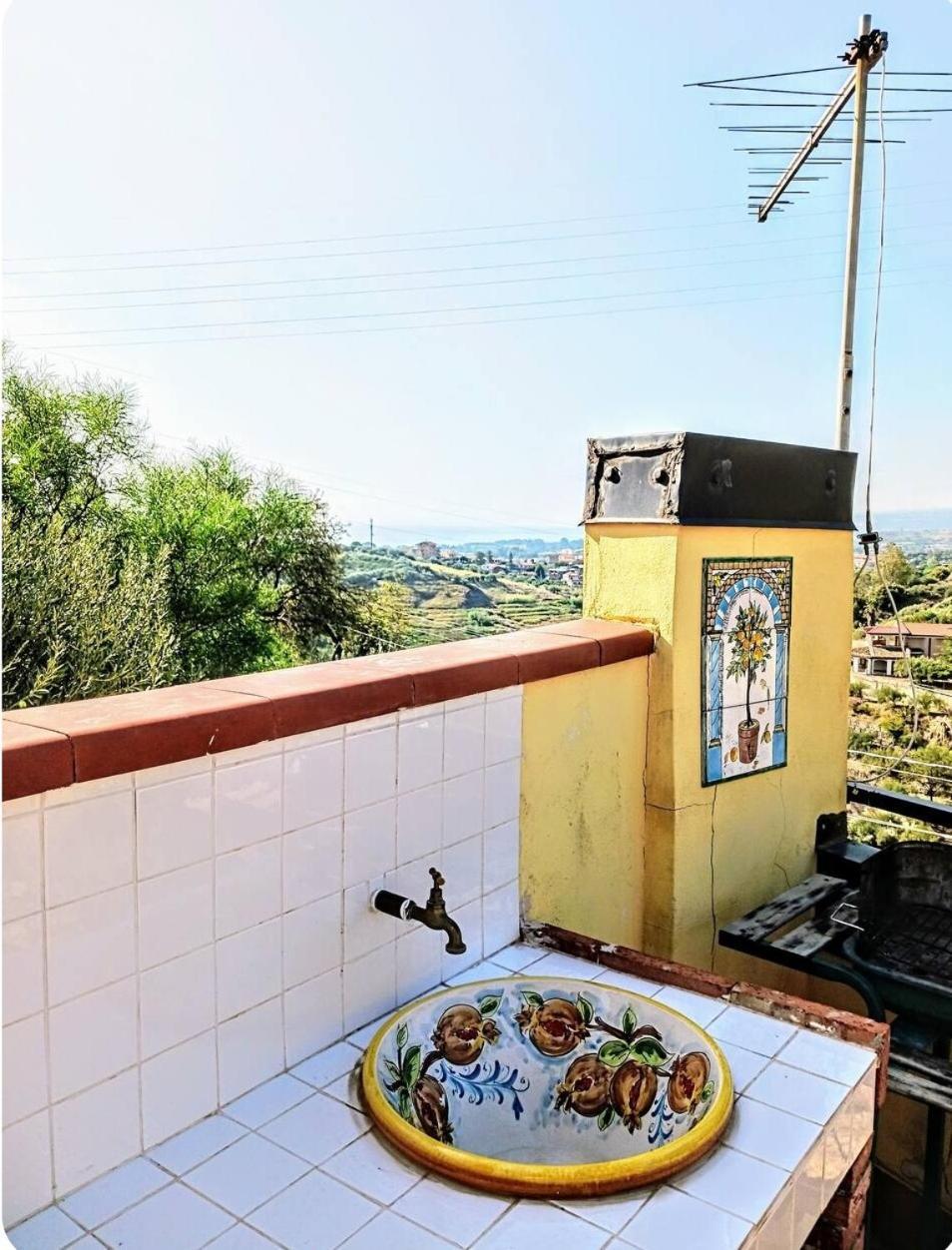 Apartamento Flat With Panoramic Terrace And Private Pool Mt5X3 Taormina Exterior foto
